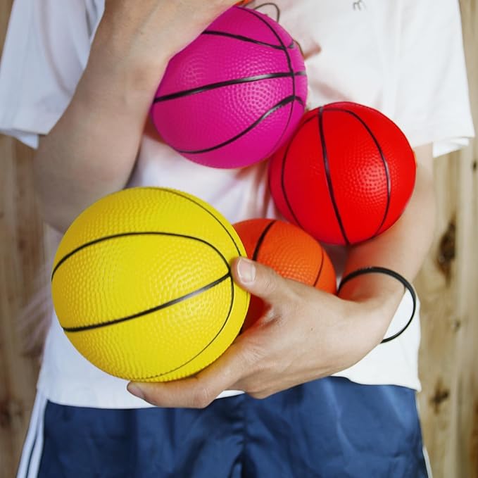 18Pcs 5" Mini Basketball Balls Bulk Small Basketball Set, PVC Small Basketball - Image 6