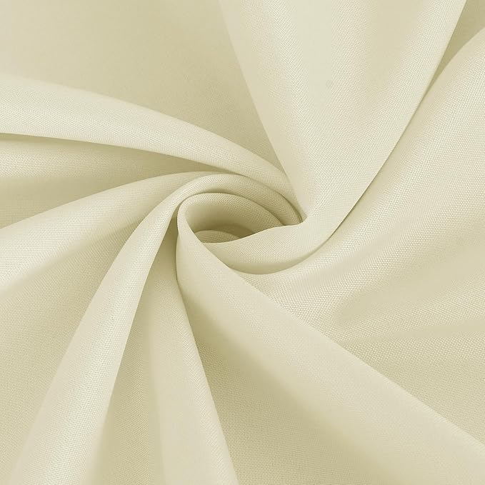 Fitable 6 Pack Ivory Round Tablecloths - Image 9