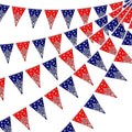 Frienda 6 Pack Western Cowboy Party Decorations Bandana Pennant Banner by Frienda