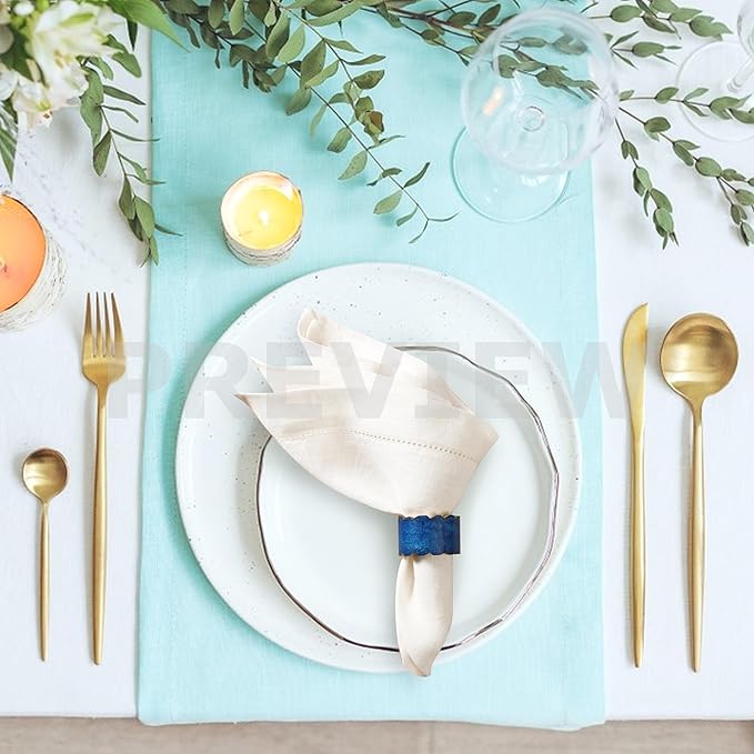 Handmade Epoxy Napkin Rings Set of 12 | Elegant Table Decor - Image 7