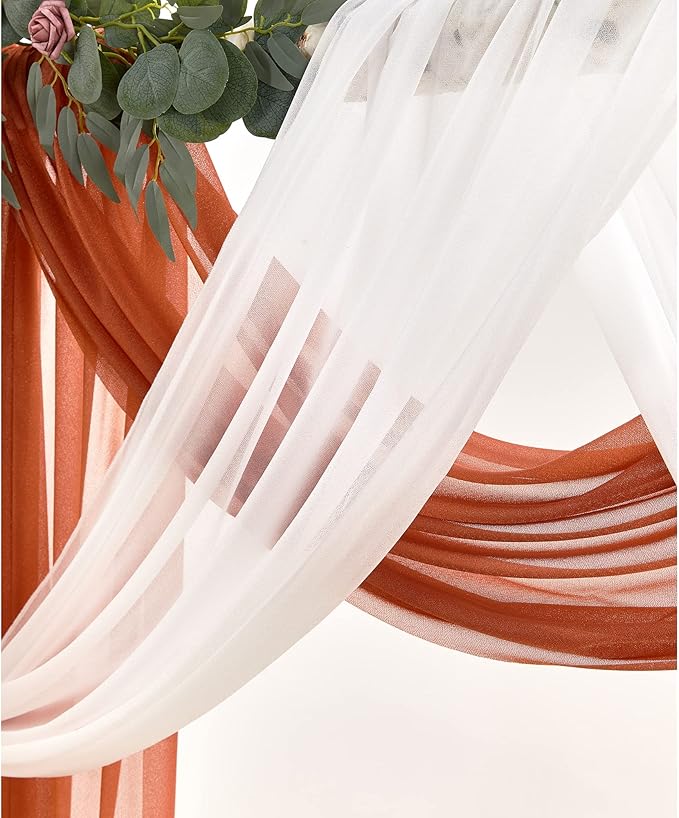 Wedding Arch Flowers with Drapes Kit - Image 7