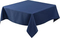 Biscaynebay Textured Fabric Square Tablecloths 90x90 Inches, Wedding and by Biscaynebay