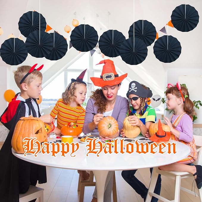 Black Party Decorations, Halloween Decor Events Accessories, Anniversary - Image 7