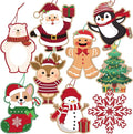 Glitter Printed Xmas Gift Labels by COCHIE