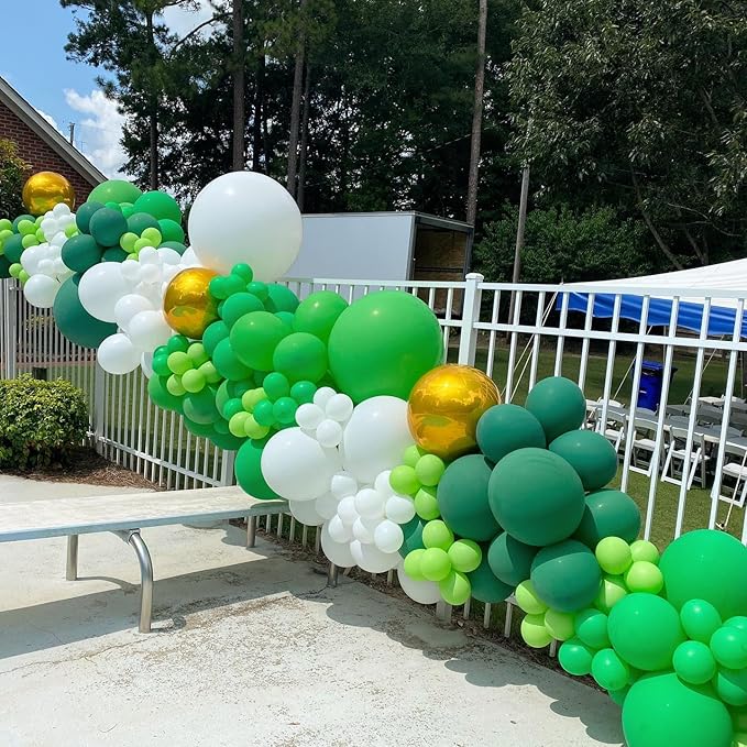 Green Balloons Arch Garland Kit - Image 8