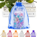 ANZNKU 50 Pack Organza Bags 6x9 Inch, Mesh Bag Drawstring Jewelry Pouches by ANZNKU