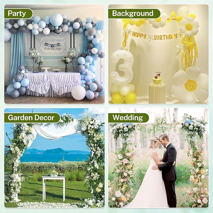 8FT Wedding Arch Backdrop Stand - Image 7
