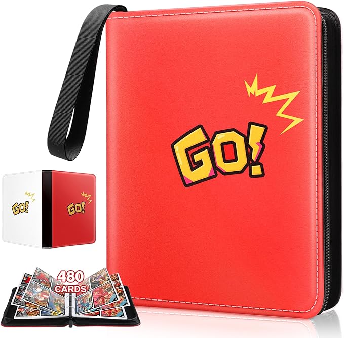 480-Card Binder – 4-Pocket Trading & Gaming Card Album by Unknown