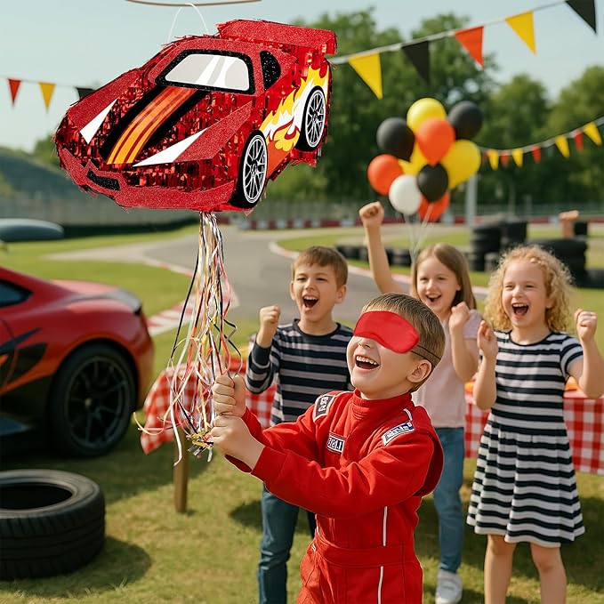 WERNNSAI Race Car Piñata - Image 3