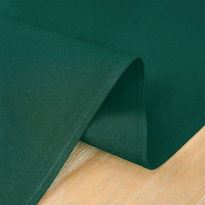 2 Pack Green Small Short Table Runner 12 x 36 Inch Solid Color Runners Coffee - Image 5