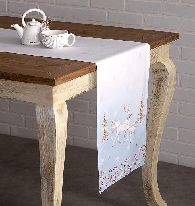 Maison d' Hermine Table Runner 100% Cotton Single Layer Table Runners 48 inches - Image 6
