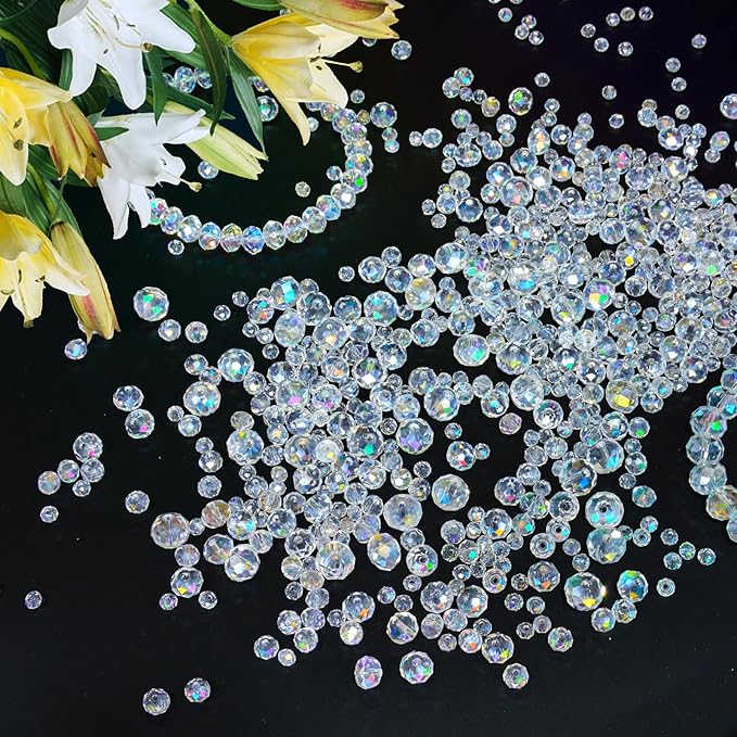 1200Pcs 4mm Crystal Glass Beads - Image 5