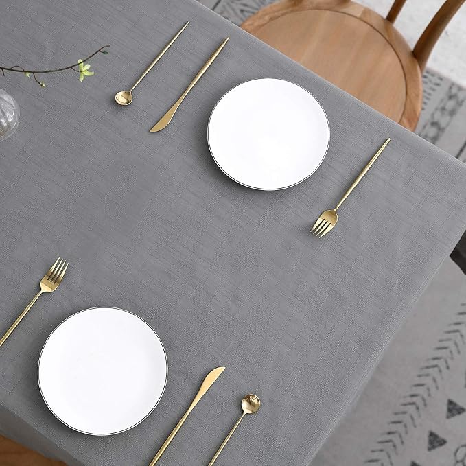 maxmill Lux Faux Linen Table Cloth - Image 3