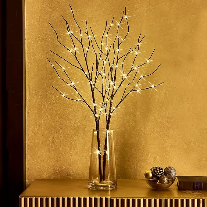 Fudios Lighted Brown Branches by Fudios