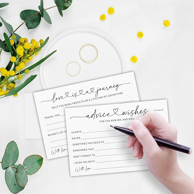 Wedding Advice Cards -Pack Of 30 Wishes - Image 4