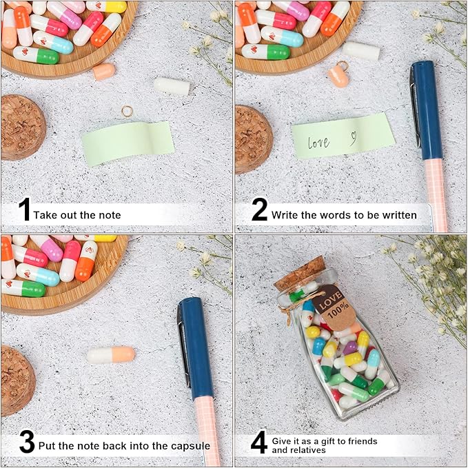 Valentines Day Gift for Boyfriend Girlfriend -Capsule Letters Message in a - Image 5
