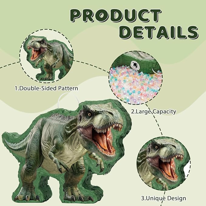 WERNNSAI Dinosaur Piñata - Image 4