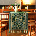 13×72 Inch Table Runner, Retro-Luxury Tassels Series by Unknown
