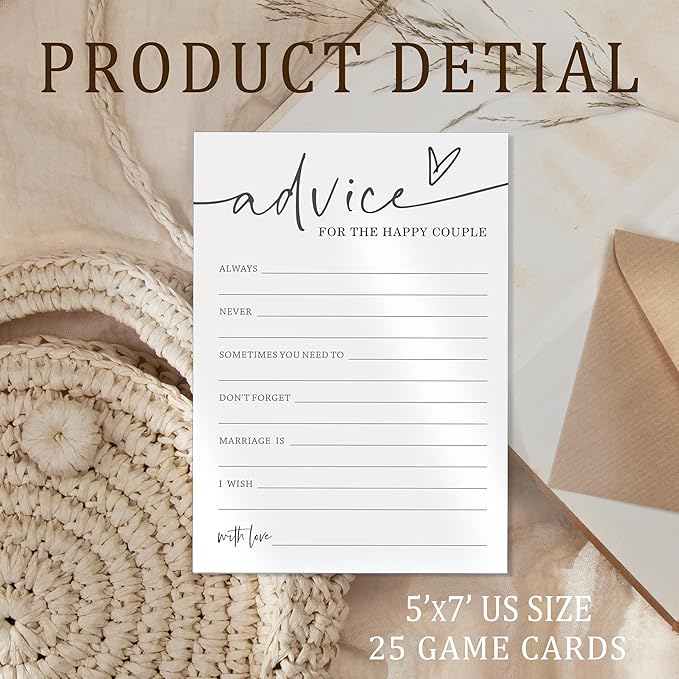 Wedding Advice Cards - Image 2