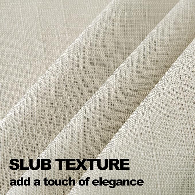 NLMUVW Square Linen Tablecloth 54 Inch Linen Textured Table Cloth Water - Image 3