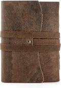 Handmade Leather Journal | Writing Diary | Bound Daily Notepad by KomalC