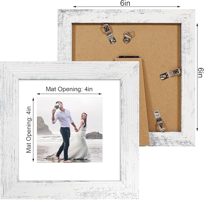 6x6 Picture Frame Set of 4 - Image 4