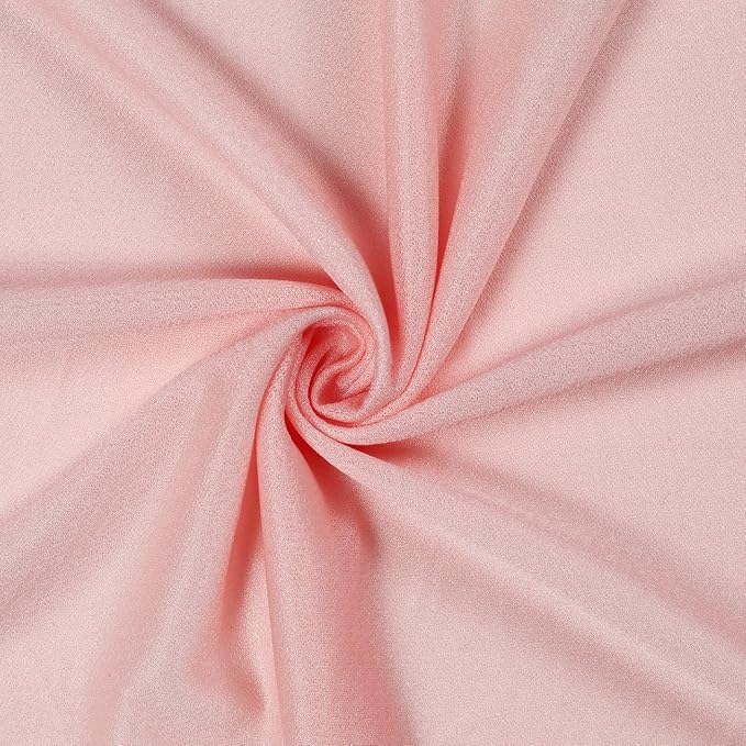 VDS Pack of 2 Panel Wedding Arch Draping Fabric Sheer Chiffon Fabric Drapery - Image 9