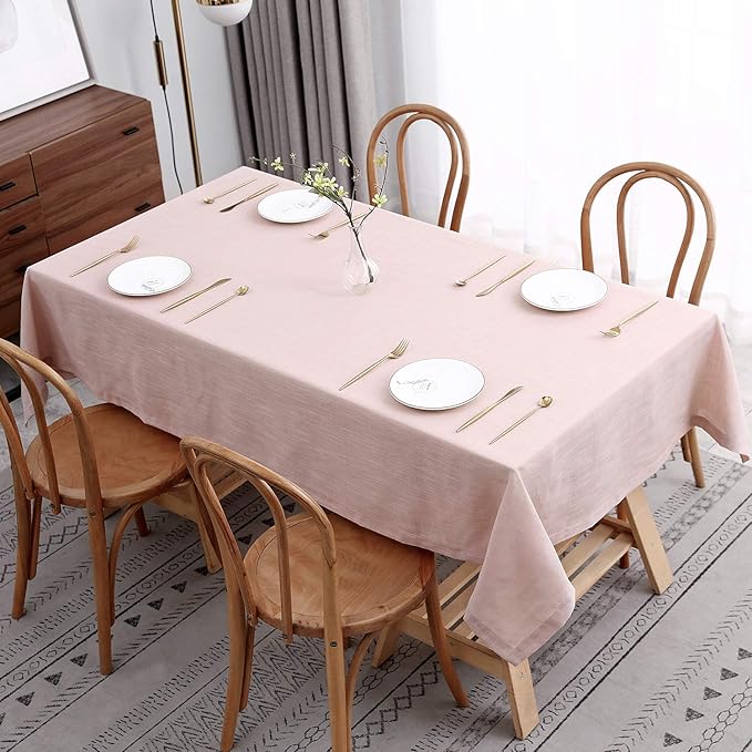 maxmill Lux Faux Linen Table Cloth - Image 3