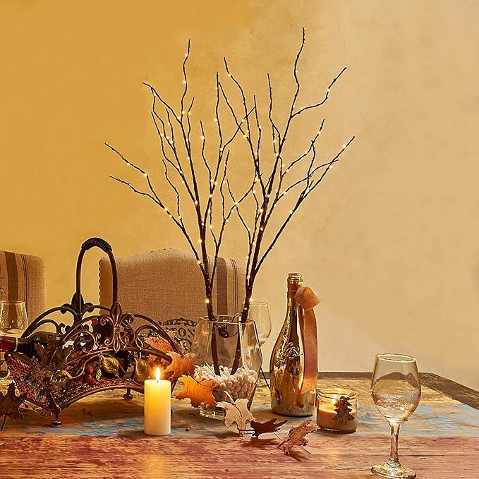 Birchlitland Lighted Brown Branches 32IN 100 LED - Image 7