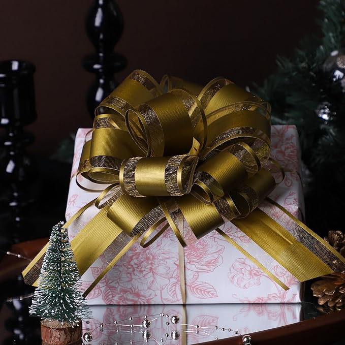 6Pcs 6inch Pull Bow Gift Wrapping, Pull Bow - Image 5