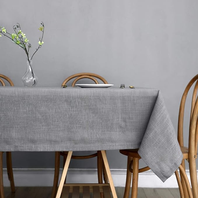 maxmill Lux Faux Linen Table Cloth - Image 2