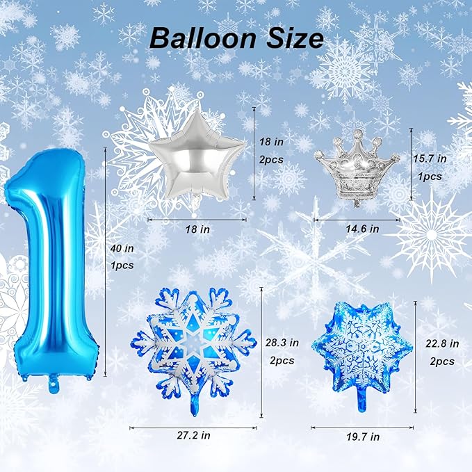 8Pcs Winter Wonderland Decorations - Image 2