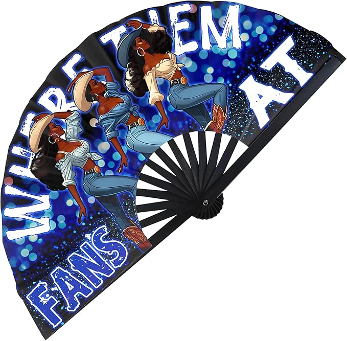 Boots On The Ground Hand Fan, Where Them Fans At Folding Fans, Clapping by Unknown