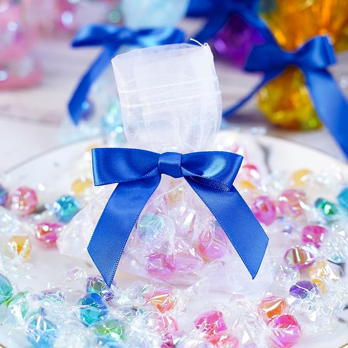 AIMUDI Royal Blue Bows 2.5" Satin Bows - Image 8