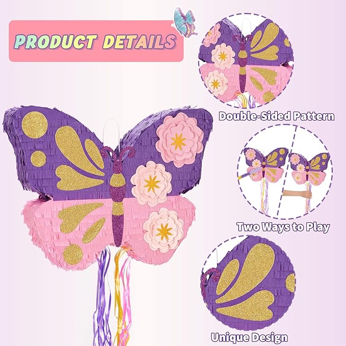 WERNNSAI Butterfly Piñata - Image 4