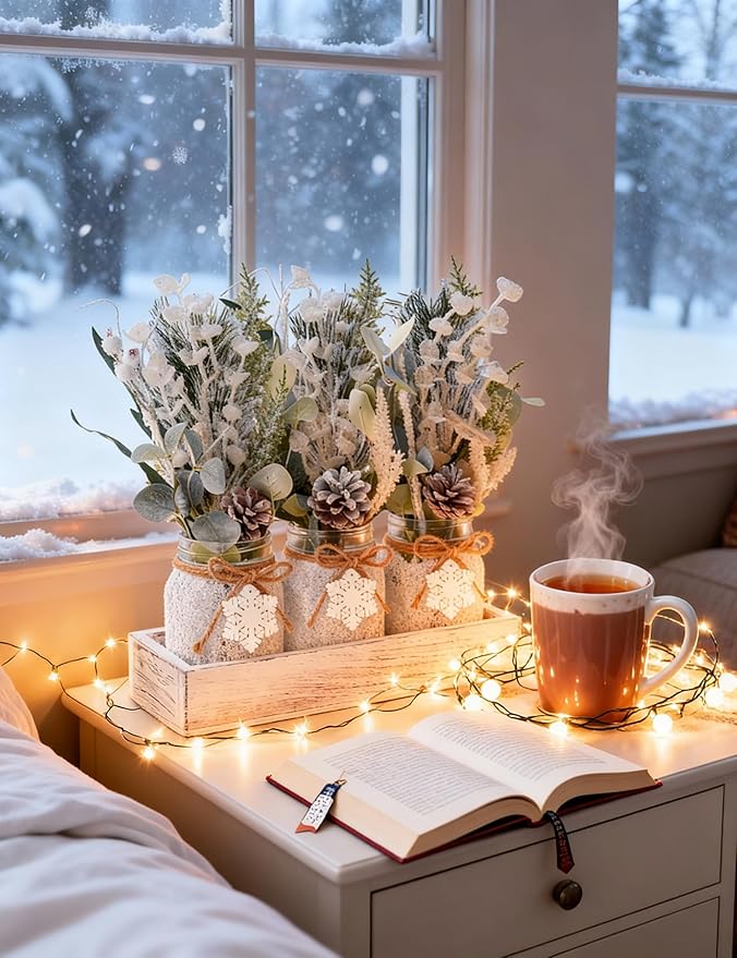 Winter Centerpieces for Tables, Table Decor - Image 5