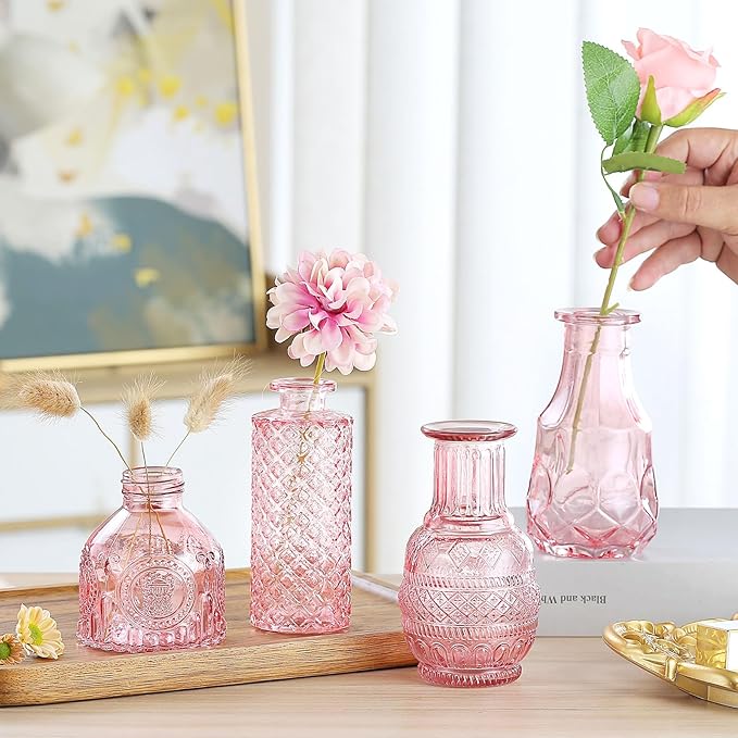Bud Vases for Centerpieces Wedding, Flower Vases in Bulk for Rustic Home Decor - Image 5