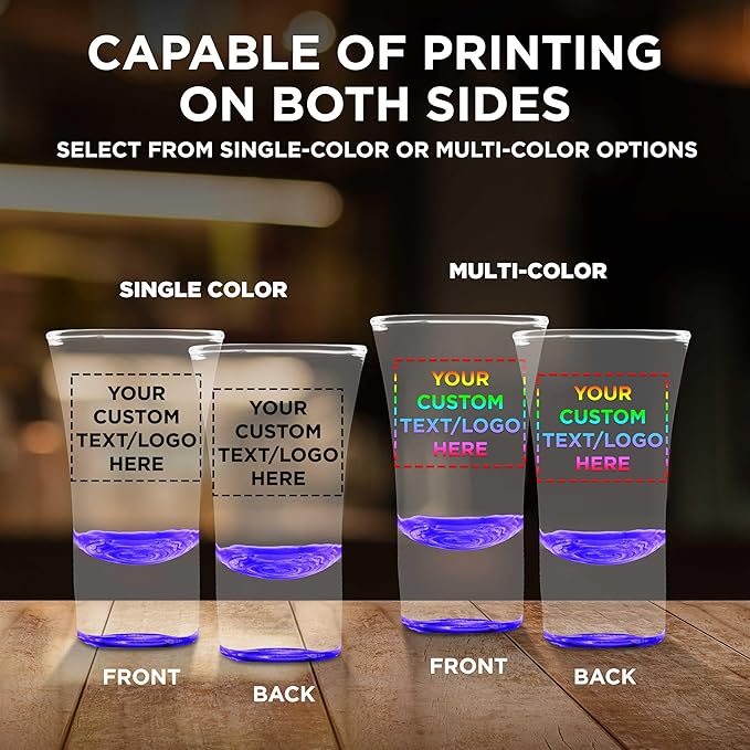 Custom 2 oz. Lord Shooter Etched Shot Glasses, 100 pack, Personalized Text - Image 6