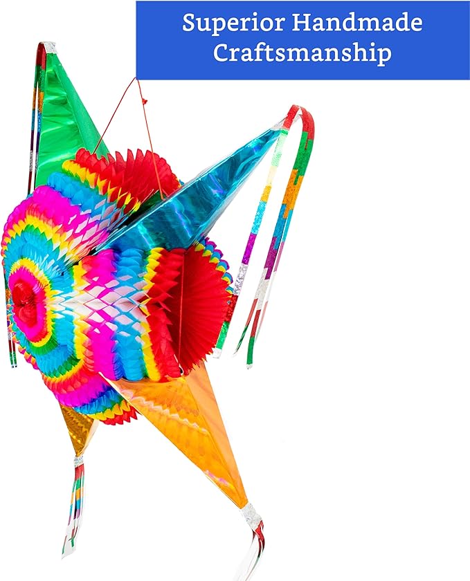 Mexican Piñata - Authentic Handmade Foldable Large Pinata - Image 3
