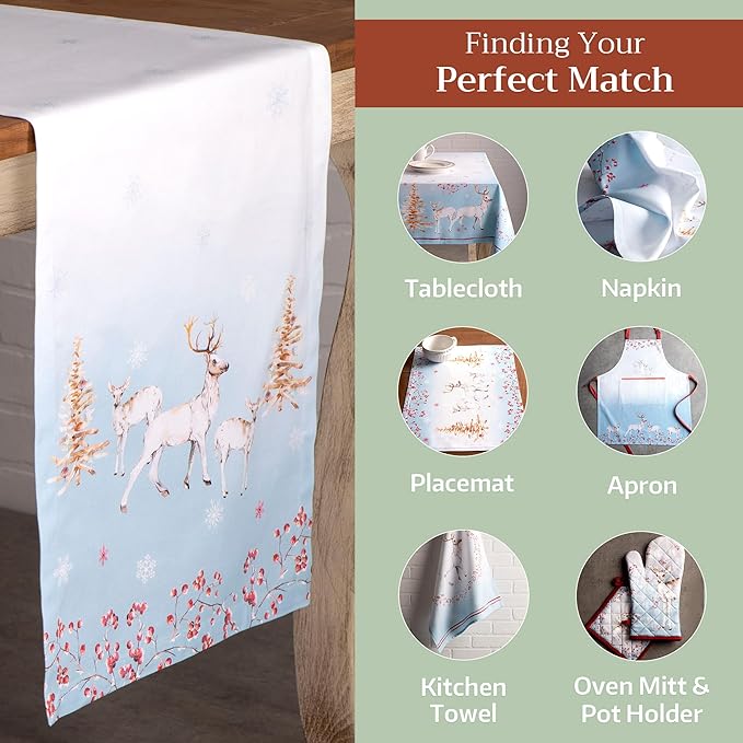 Maison d' Hermine Table Runner 100% Cotton Single Layer Table Runners 72 inches - Image 5