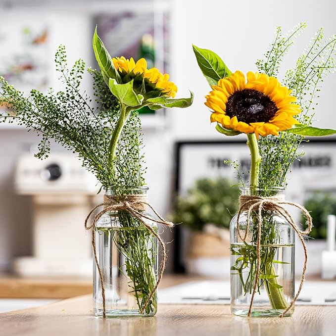Vintage Glass Vases, Mason Jars - Image 4