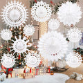 BestoFun 12 PCS White Paper Snowflake Decorations Frozen Birthday Party by Unknown
