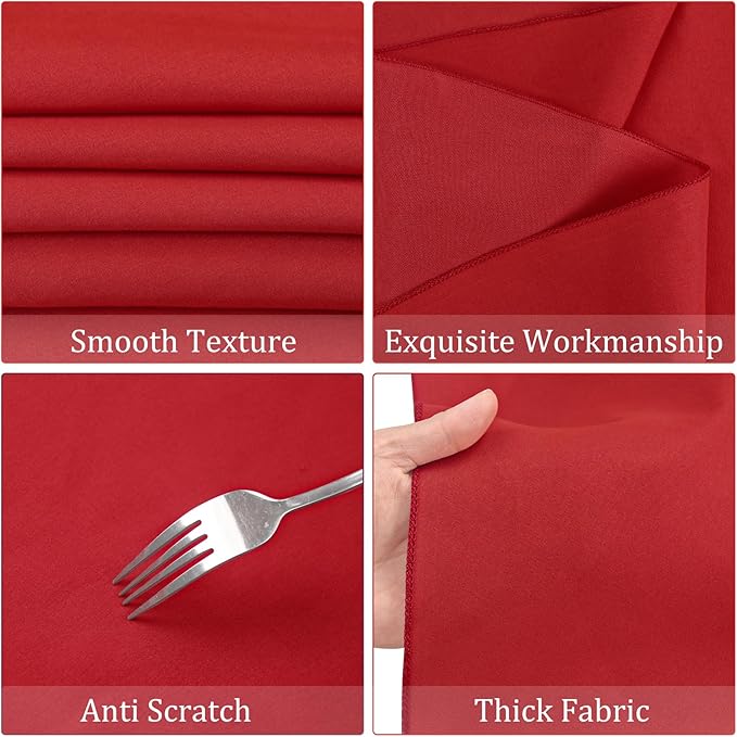 8 Pack Premium Round Tablecloth - Image 3