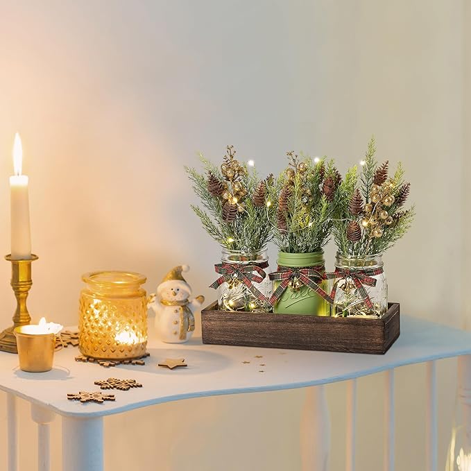 3 Pcs Mason Jar Centerpiece Decorations - Image 6