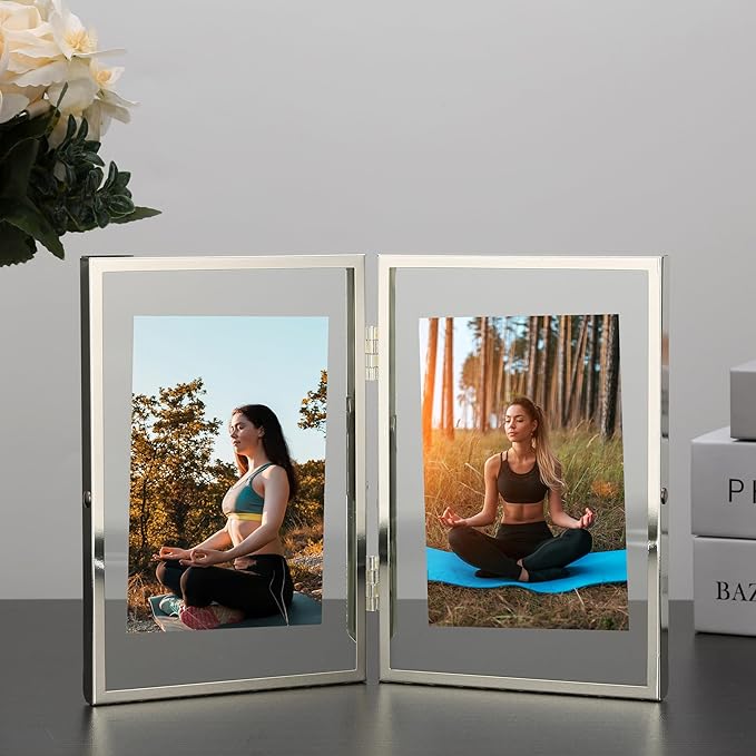 Silver 4x6''Double Floating Frame - Image 2