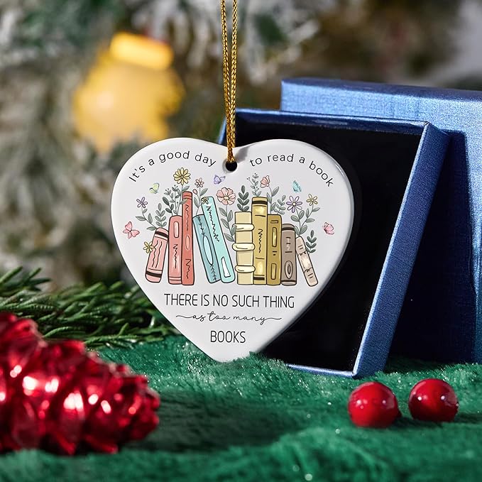 Book Lovers Ornament 2025, Gift - Image 6