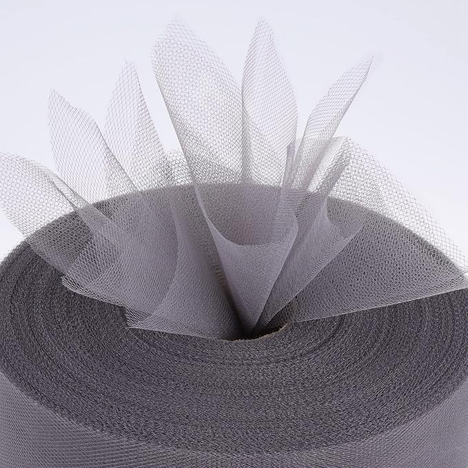 Tulle Fabric Roll, 6” by 200 Yards Tulle Organza Fabric Spool - Image 4