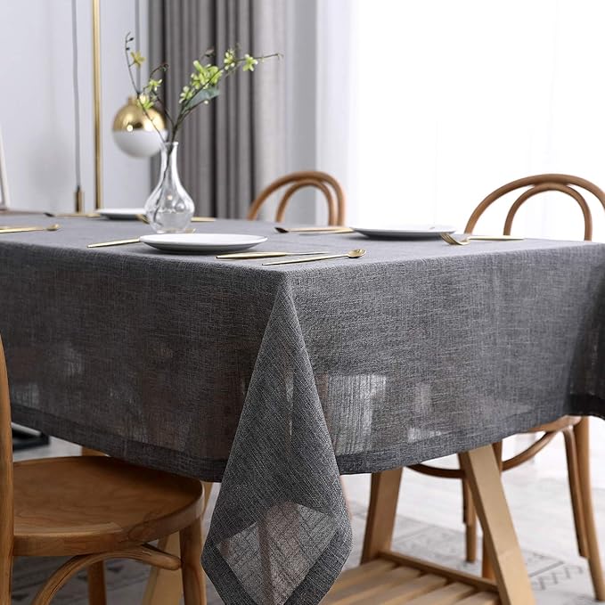 maxmill Flaxy Faux Linen Tablecloth - Image 2