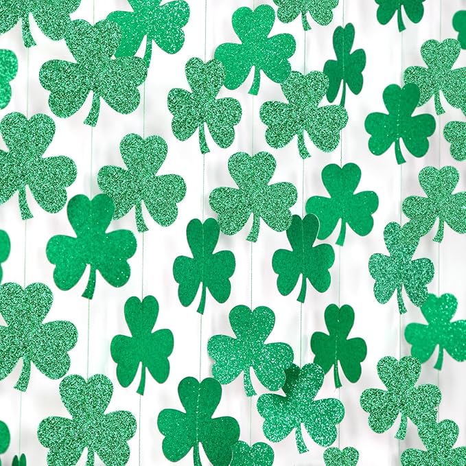 St-Saint Patricks-Day Decorations Shamrock Green-Garland - 35ft St. Patrick's by Panduola