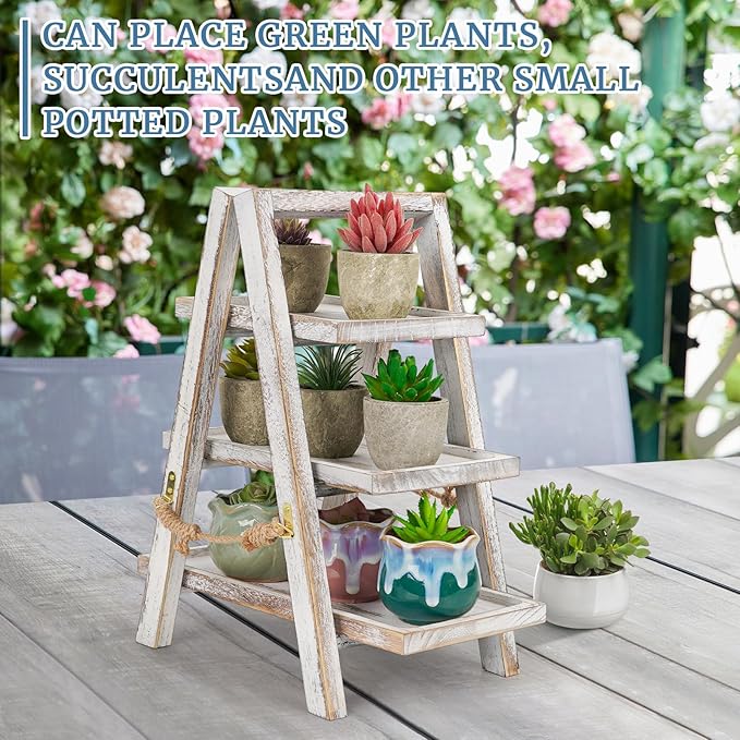 Wooden Cupcake Stand, 3 Tier Cupcake Display Stand - Image 5